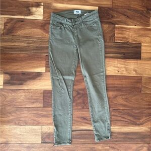 PAIGE Verdugo Ankle Pants in Olive size 26